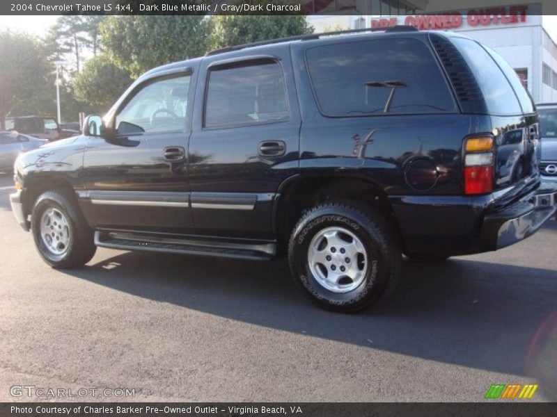 Dark Blue Metallic / Gray/Dark Charcoal 2004 Chevrolet Tahoe LS 4x4
