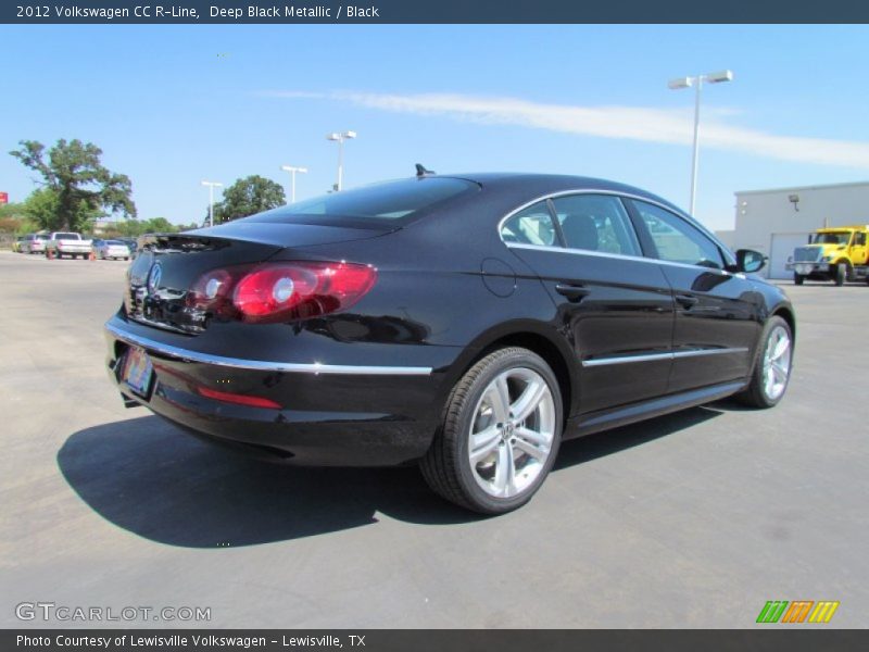 Deep Black Metallic / Black 2012 Volkswagen CC R-Line