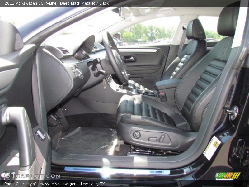 Deep Black Metallic / Black 2012 Volkswagen CC R-Line
