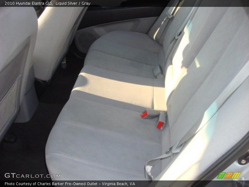 Liquid Silver / Gray 2010 Hyundai Elantra GLS