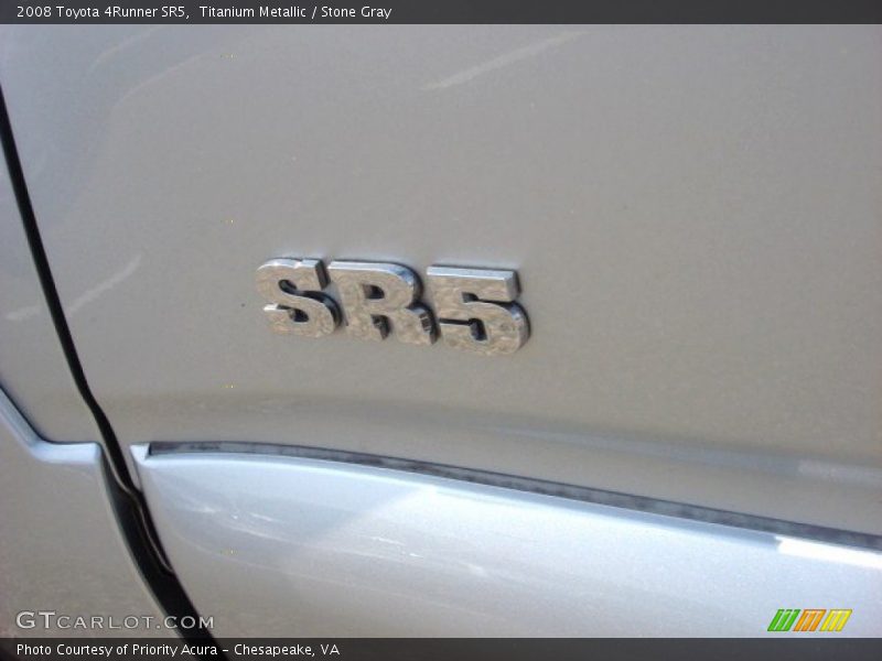 Titanium Metallic / Stone Gray 2008 Toyota 4Runner SR5