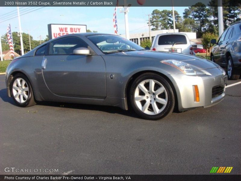 Silverstone Metallic / Carbon Black 2003 Nissan 350Z Coupe