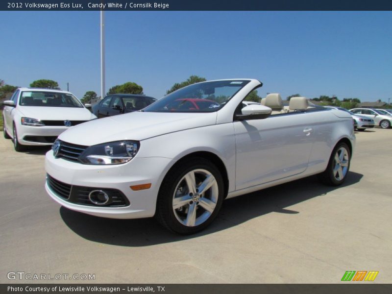 Candy White / Cornsilk Beige 2012 Volkswagen Eos Lux