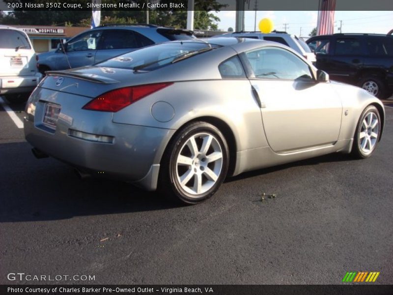 Silverstone Metallic / Carbon Black 2003 Nissan 350Z Coupe