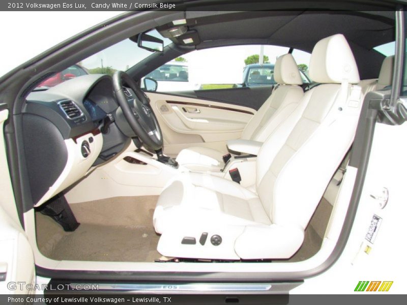 Candy White / Cornsilk Beige 2012 Volkswagen Eos Lux