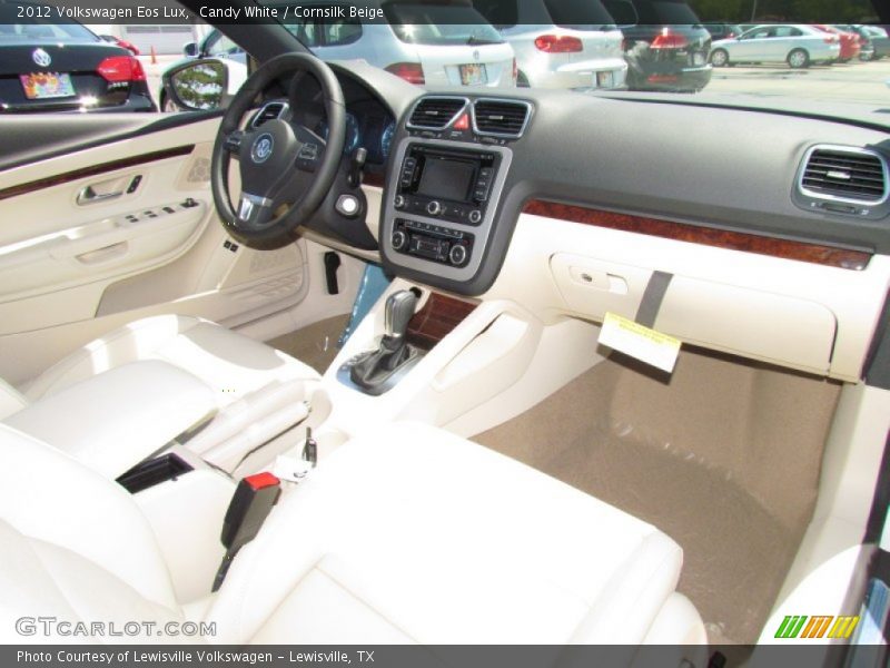 Candy White / Cornsilk Beige 2012 Volkswagen Eos Lux