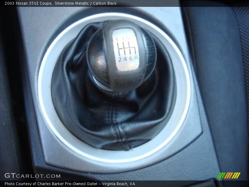 Silverstone Metallic / Carbon Black 2003 Nissan 350Z Coupe