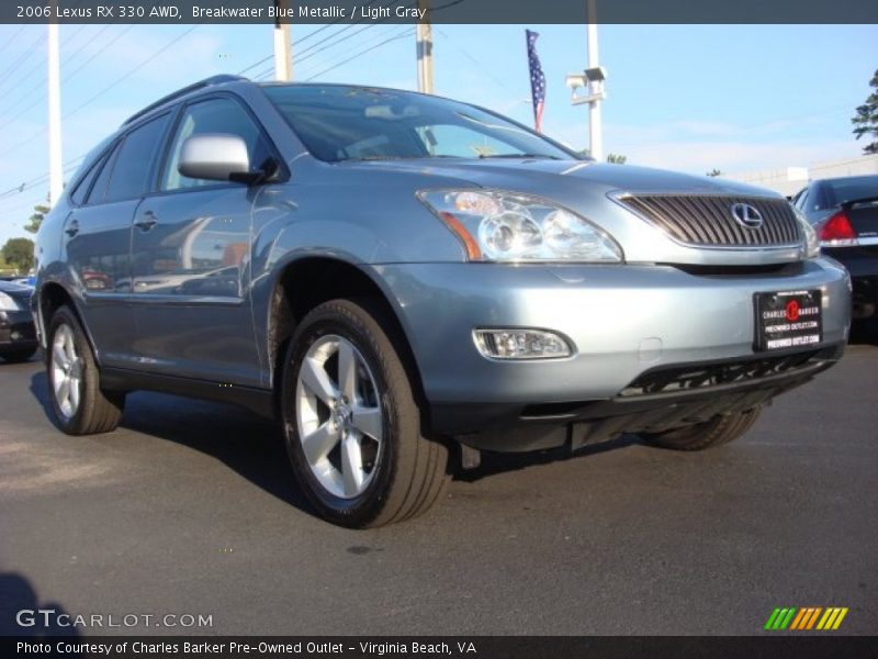Breakwater Blue Metallic / Light Gray 2006 Lexus RX 330 AWD