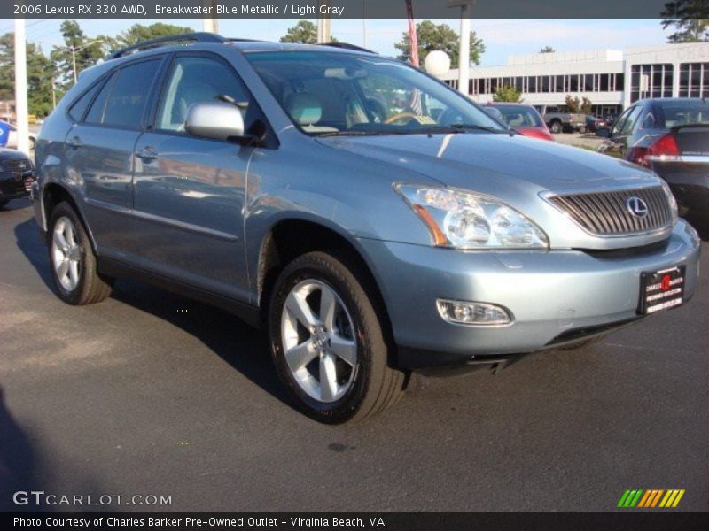 Breakwater Blue Metallic / Light Gray 2006 Lexus RX 330 AWD