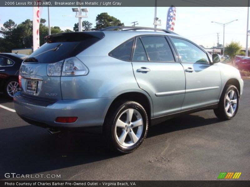 Breakwater Blue Metallic / Light Gray 2006 Lexus RX 330 AWD