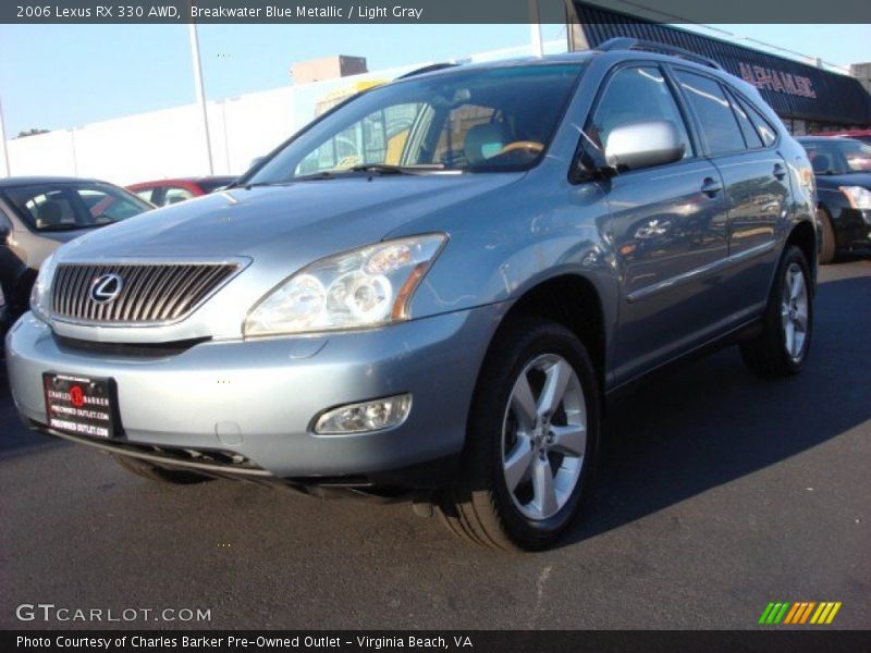Breakwater Blue Metallic / Light Gray 2006 Lexus RX 330 AWD