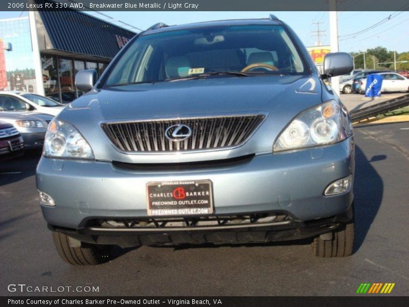 Breakwater Blue Metallic / Light Gray 2006 Lexus RX 330 AWD