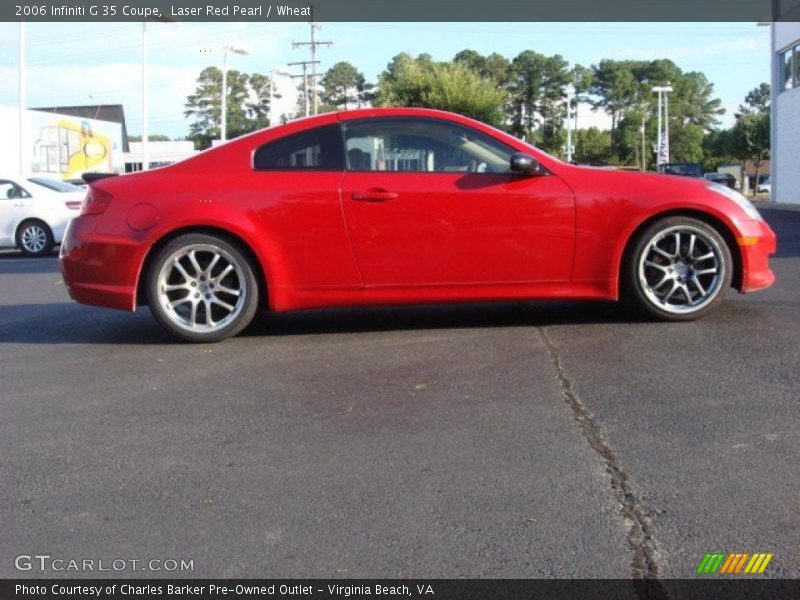 Laser Red Pearl / Wheat 2006 Infiniti G 35 Coupe