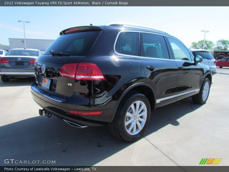 Black / Cornsilk Beige 2012 Volkswagen Touareg VR6 FSI Sport 4XMotion