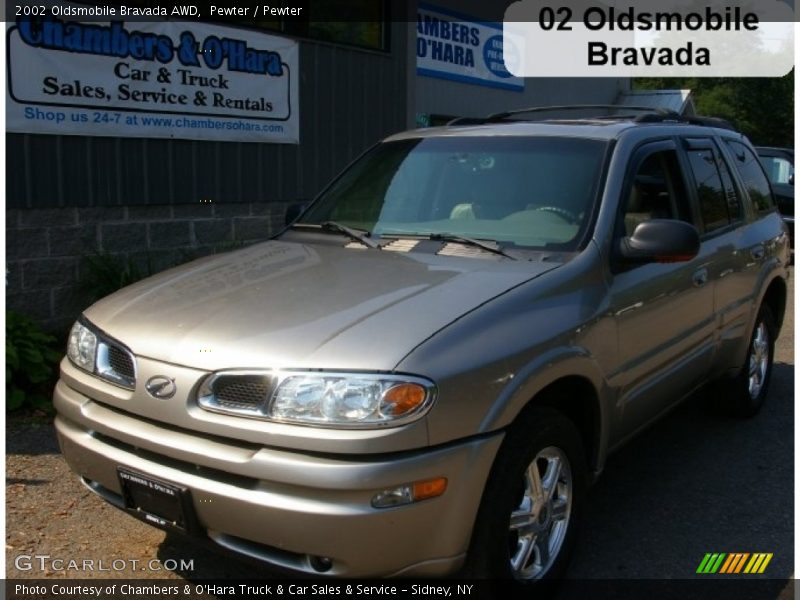 Pewter / Pewter 2002 Oldsmobile Bravada AWD