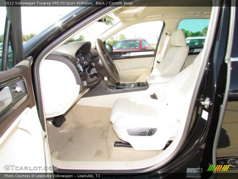Black / Cornsilk Beige 2012 Volkswagen Touareg VR6 FSI Sport 4XMotion