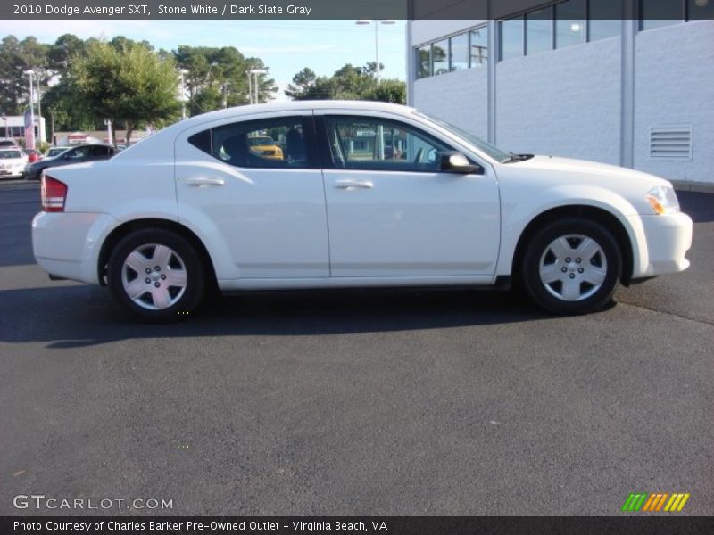 Stone White / Dark Slate Gray 2010 Dodge Avenger SXT