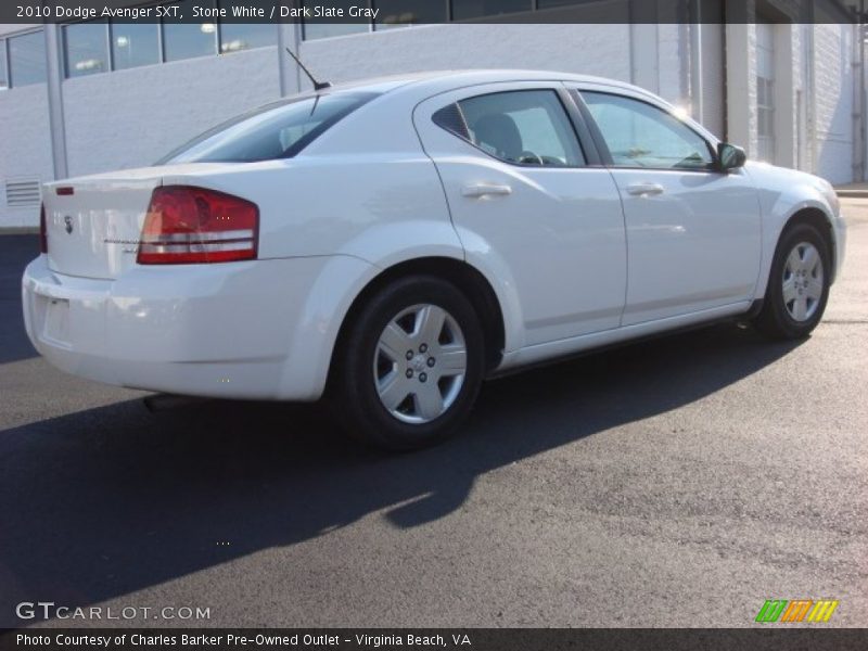 Stone White / Dark Slate Gray 2010 Dodge Avenger SXT