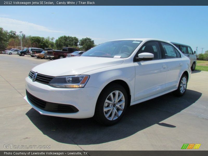 Candy White / Titan Black 2012 Volkswagen Jetta SE Sedan