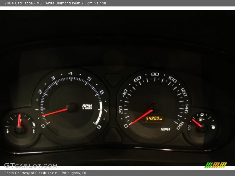 White Diamond Pearl / Light Neutral 2004 Cadillac SRX V6