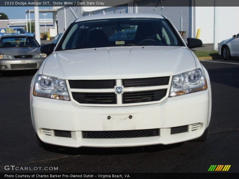 Stone White / Dark Slate Gray 2010 Dodge Avenger SXT