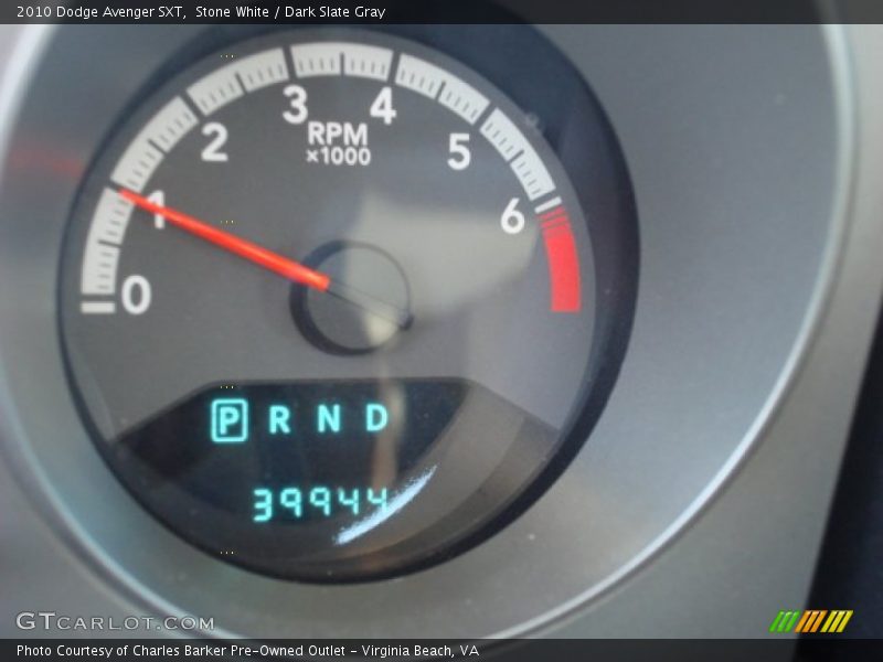 Stone White / Dark Slate Gray 2010 Dodge Avenger SXT