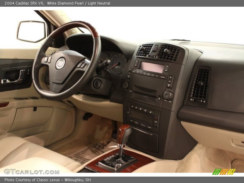 White Diamond Pearl / Light Neutral 2004 Cadillac SRX V6