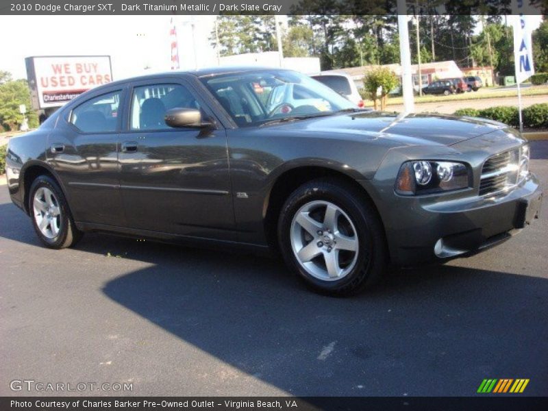 Dark Titanium Metallic / Dark Slate Gray 2010 Dodge Charger SXT