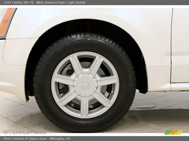 White Diamond Pearl / Light Neutral 2004 Cadillac SRX V6