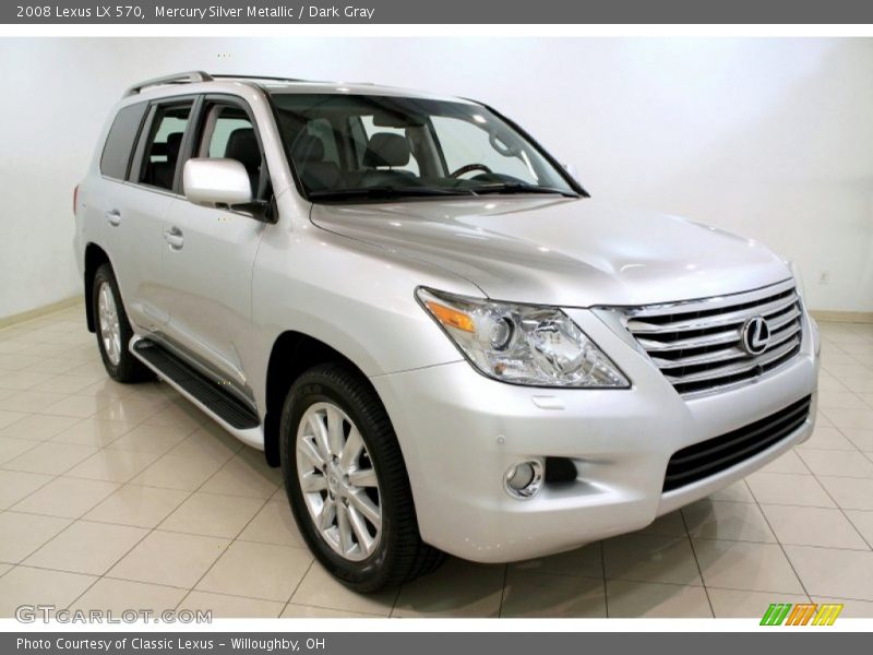 Mercury Silver Metallic / Dark Gray 2008 Lexus LX 570
