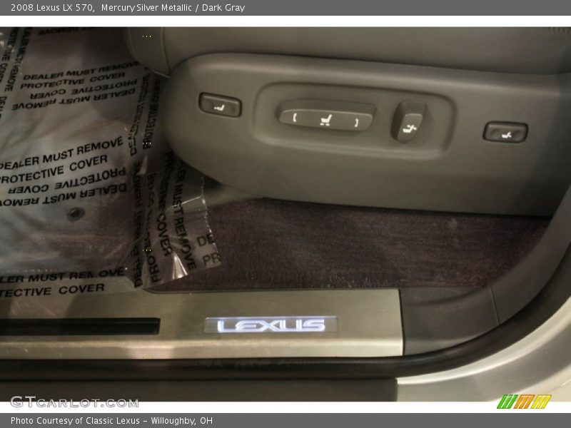 Mercury Silver Metallic / Dark Gray 2008 Lexus LX 570