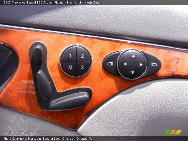 Platinum Blue Metallic / Ash Grey 2003 Mercedes-Benz E 320 Sedan