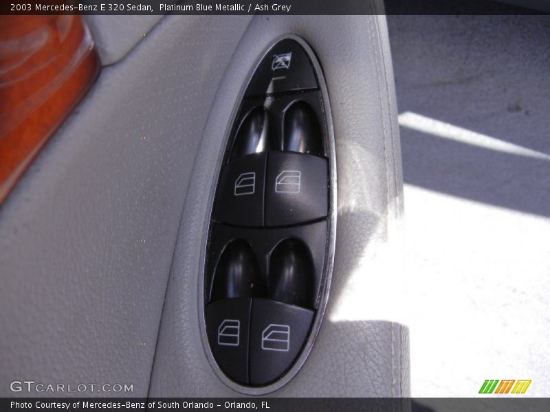 Platinum Blue Metallic / Ash Grey 2003 Mercedes-Benz E 320 Sedan