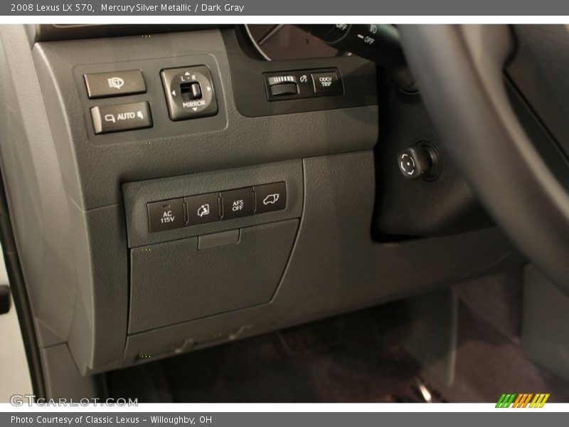 Mercury Silver Metallic / Dark Gray 2008 Lexus LX 570