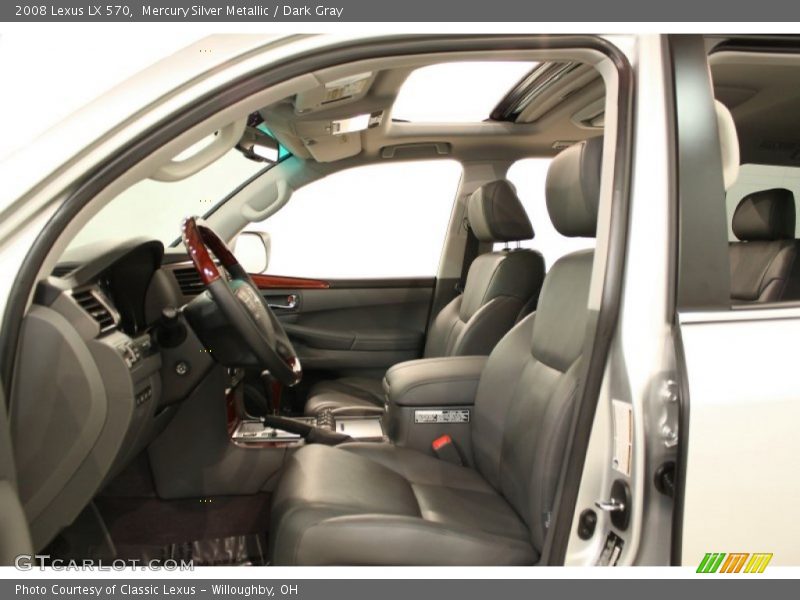 Mercury Silver Metallic / Dark Gray 2008 Lexus LX 570