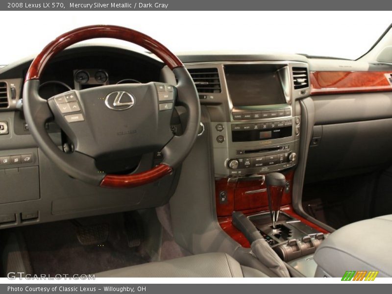 Mercury Silver Metallic / Dark Gray 2008 Lexus LX 570