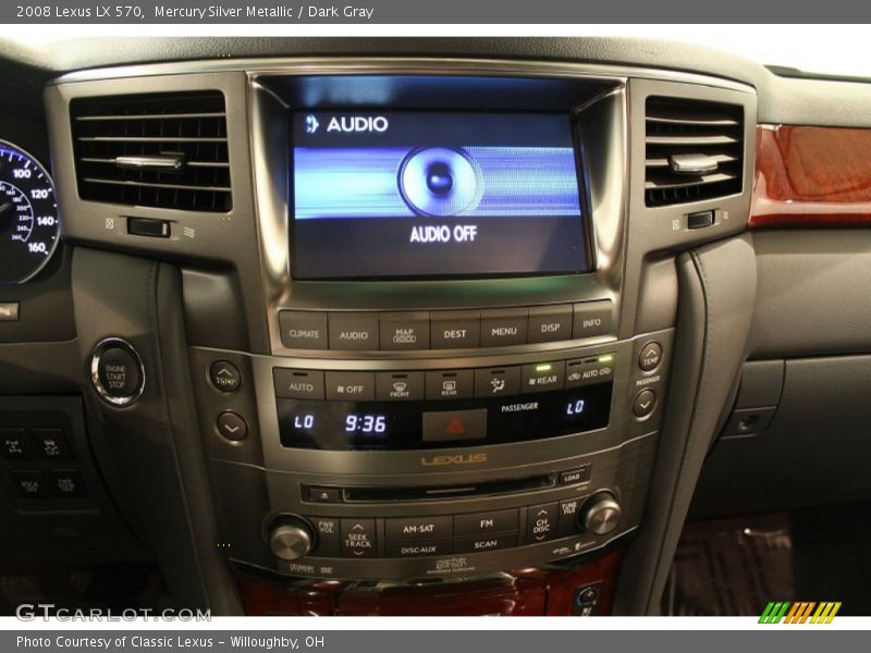 Mercury Silver Metallic / Dark Gray 2008 Lexus LX 570