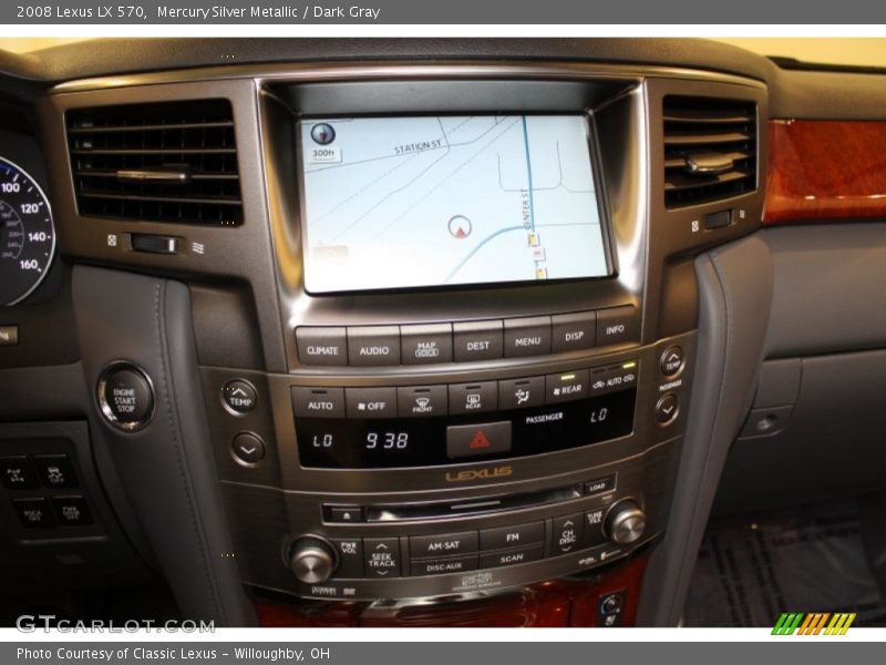 Mercury Silver Metallic / Dark Gray 2008 Lexus LX 570