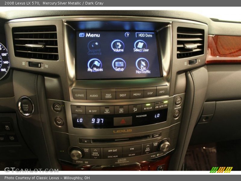 Mercury Silver Metallic / Dark Gray 2008 Lexus LX 570