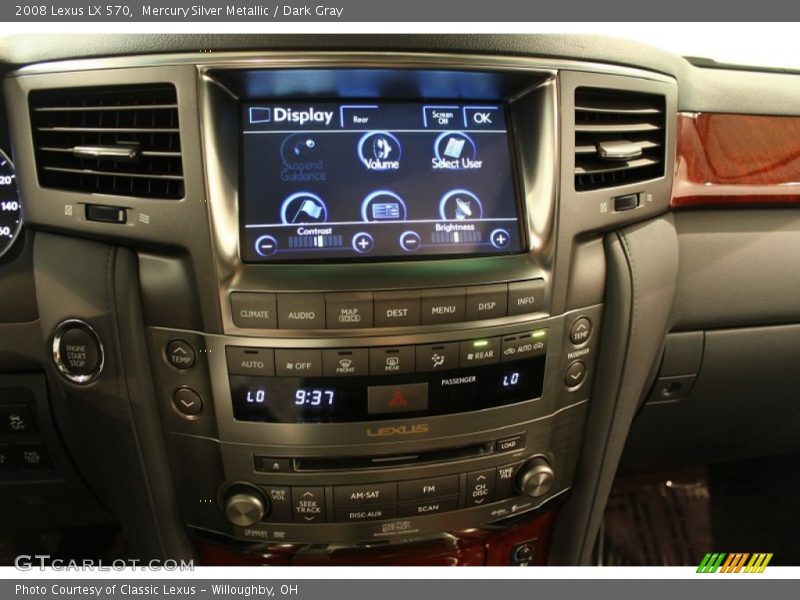 Mercury Silver Metallic / Dark Gray 2008 Lexus LX 570
