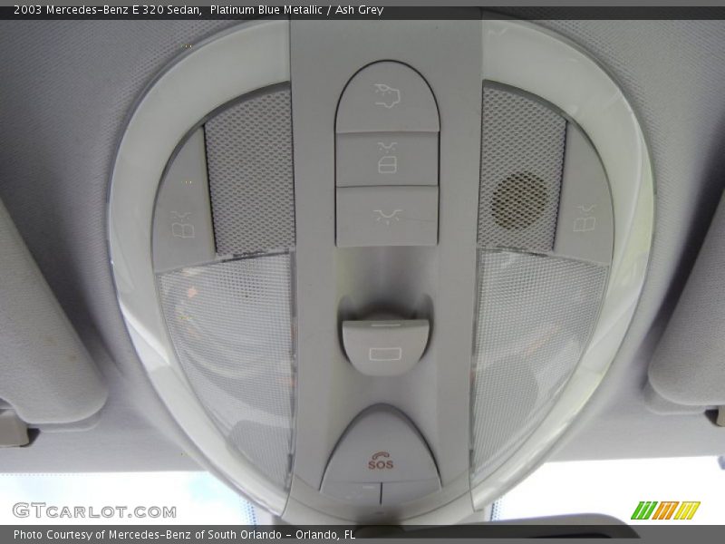 Platinum Blue Metallic / Ash Grey 2003 Mercedes-Benz E 320 Sedan
