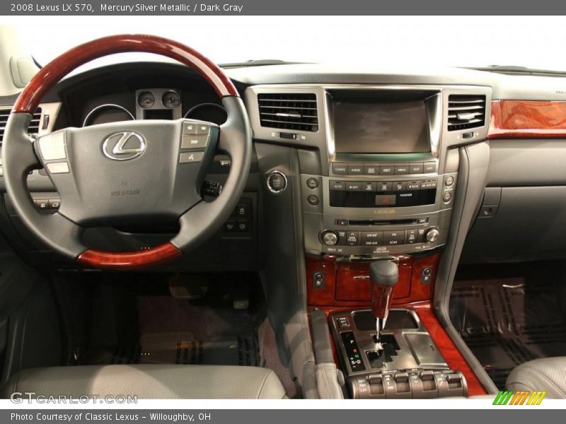 Mercury Silver Metallic / Dark Gray 2008 Lexus LX 570