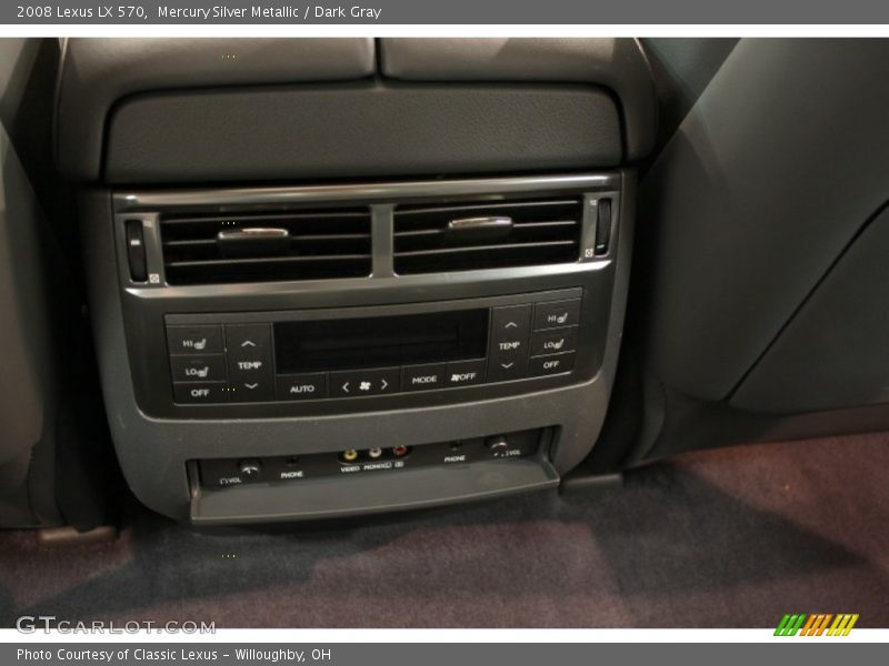 Mercury Silver Metallic / Dark Gray 2008 Lexus LX 570