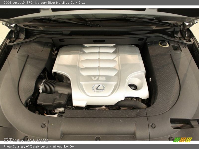 Mercury Silver Metallic / Dark Gray 2008 Lexus LX 570