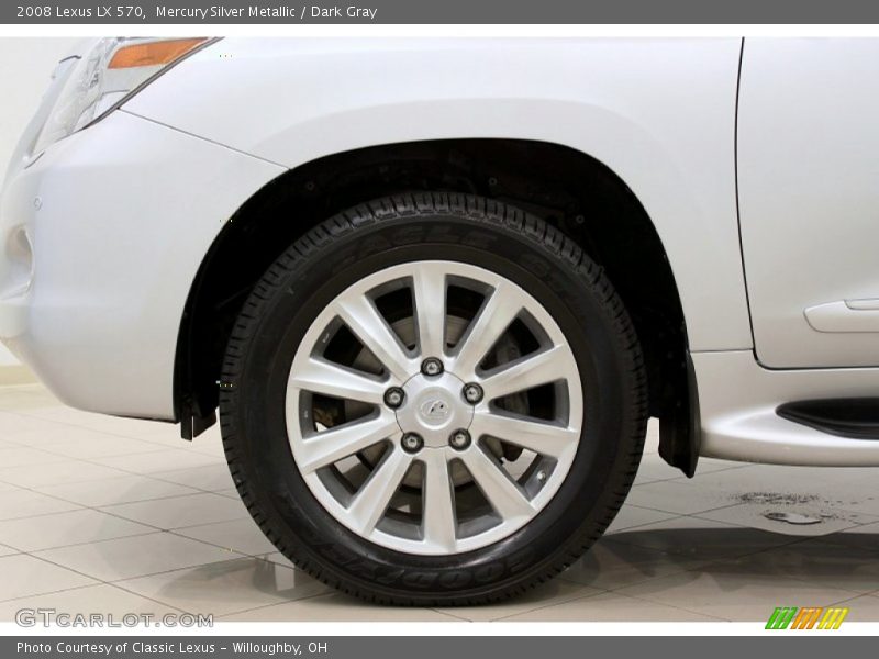 Mercury Silver Metallic / Dark Gray 2008 Lexus LX 570