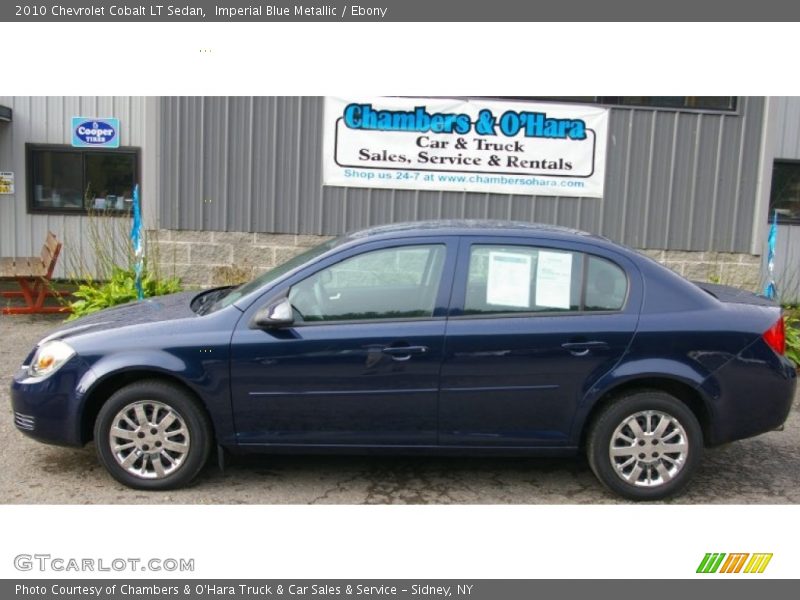 Imperial Blue Metallic / Ebony 2010 Chevrolet Cobalt LT Sedan