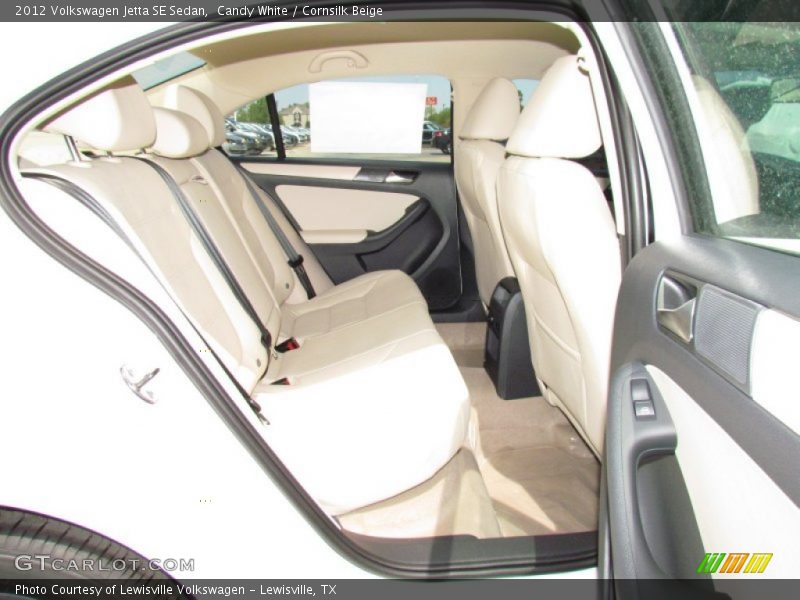 Candy White / Cornsilk Beige 2012 Volkswagen Jetta SE Sedan