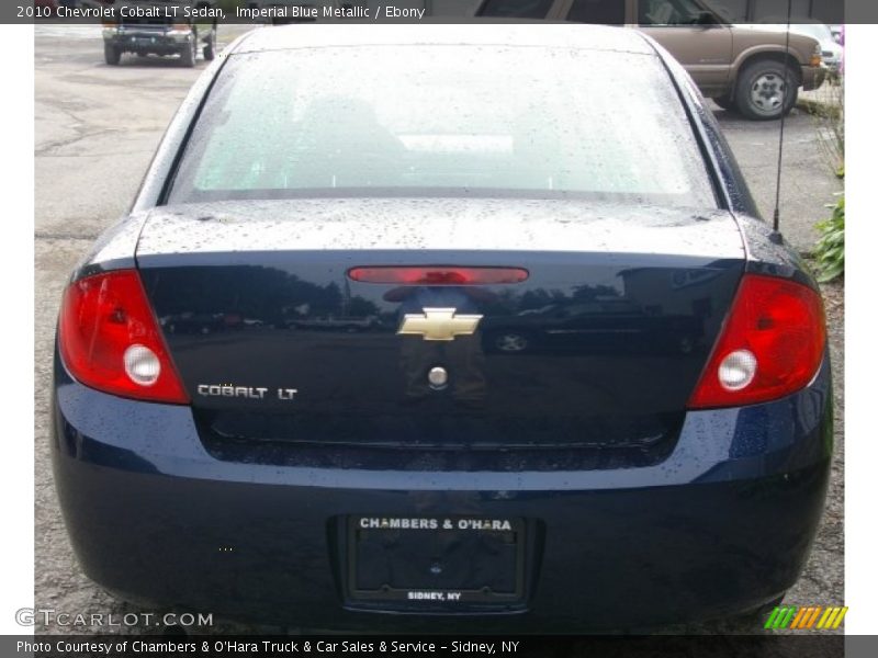 Imperial Blue Metallic / Ebony 2010 Chevrolet Cobalt LT Sedan