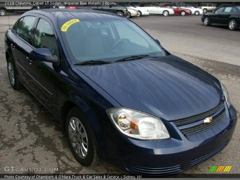 Imperial Blue Metallic / Ebony 2010 Chevrolet Cobalt LT Sedan