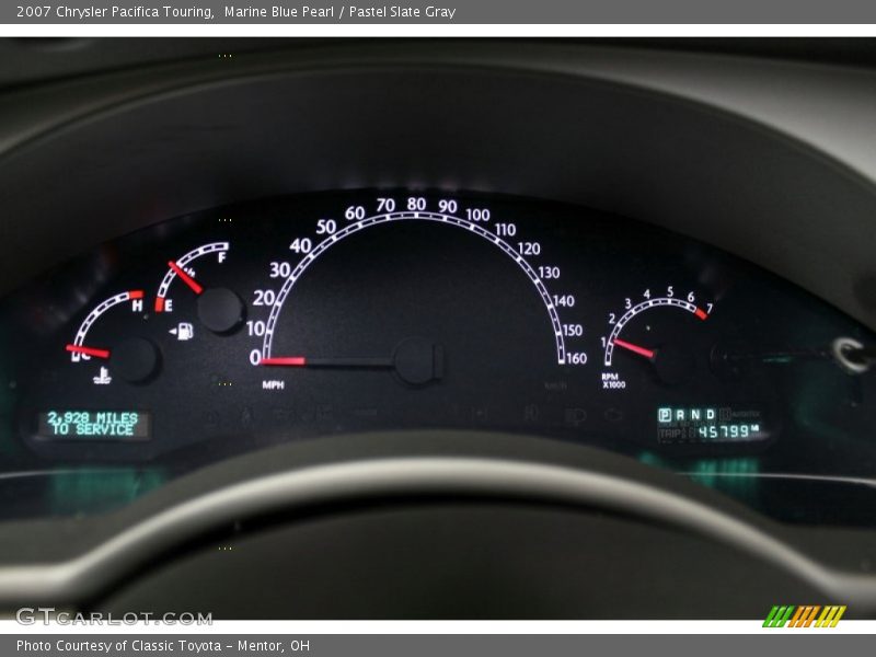 Marine Blue Pearl / Pastel Slate Gray 2007 Chrysler Pacifica Touring